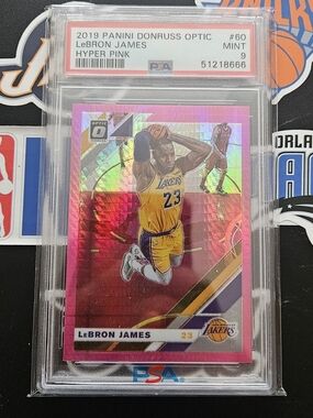 LeBron James Hyper Pink Basketball Card (Pink)